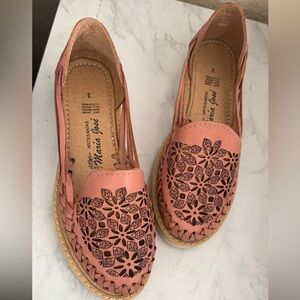 Brand New never worn pink leather shoes!